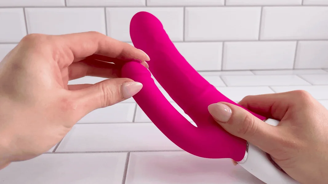 Waterproof Silicone Double Penetrating Vibe - Dual Motors! — image 10 of 12