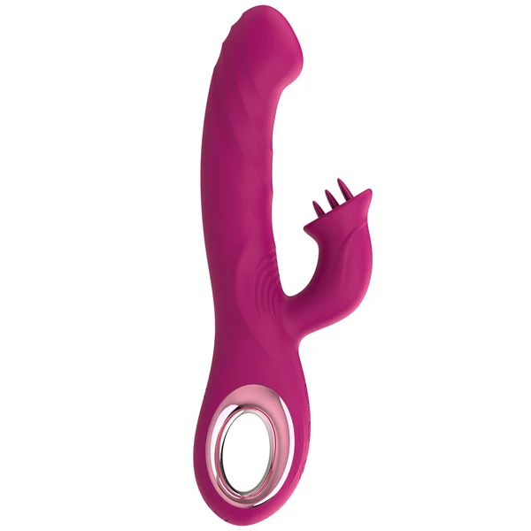 Revel Rabbit Silicone Fluttering and Fingering Dual Action Vibe - Fingers Your G-Spot and Tongues Your Clit! — image 7 of 9