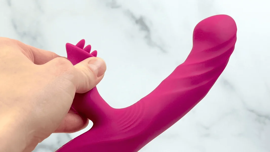 Revel Rabbit Silicone Fluttering and Fingering Dual Action Vibe - Fingers Your G-Spot and Tongues Your Clit! — image 6 of 9