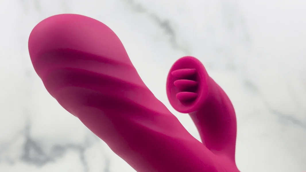 Revel Rabbit Silicone Fluttering and Fingering Dual Action Vibe - Fingers Your G-Spot and Tongues Your Clit! — image 2 of 9