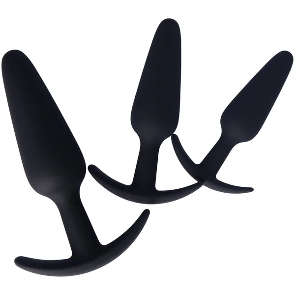 Silicone Anal Training Plug Set - Three Sizes! — image 2 of 3