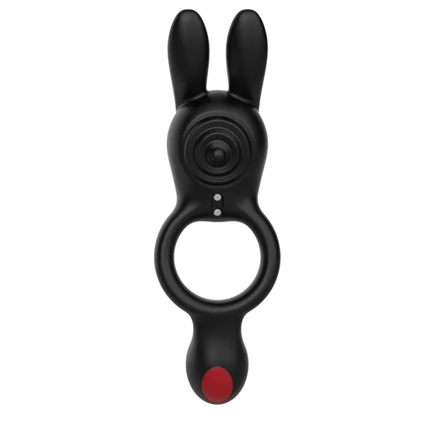 Vibrating Silicone Bunny Dual C-Ring - Penis, Clit, and Scrotum Vibes! — image 7 of 12