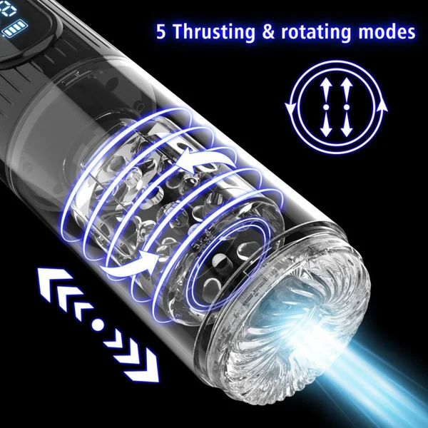 Spinning Suction Stroker - Thrusting & Rotating Male Masturbator — image 11 of 11