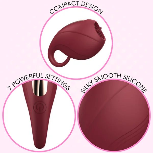 Silicone Lil' Lapper Mini Clit Licker - Perfect for Nipple Play Too! — image 3 of 12