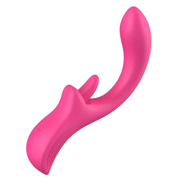 Double O Dual Action Silicone G-Spot Vibe and Clit Licker - 360 Tongue Licking Rotation! — image 8 of 9