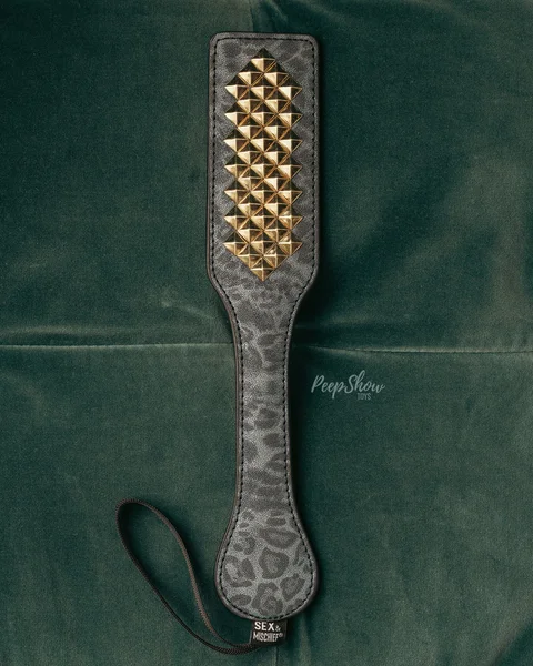 Sex & Mischief Cougar Studded Paddle — image 8 of 12