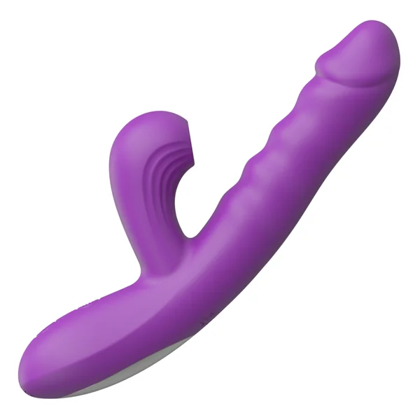 The Suck & Thrust Dual Action Vibrator – Air Pulses + G-Spot Thruster — image 8 of 9