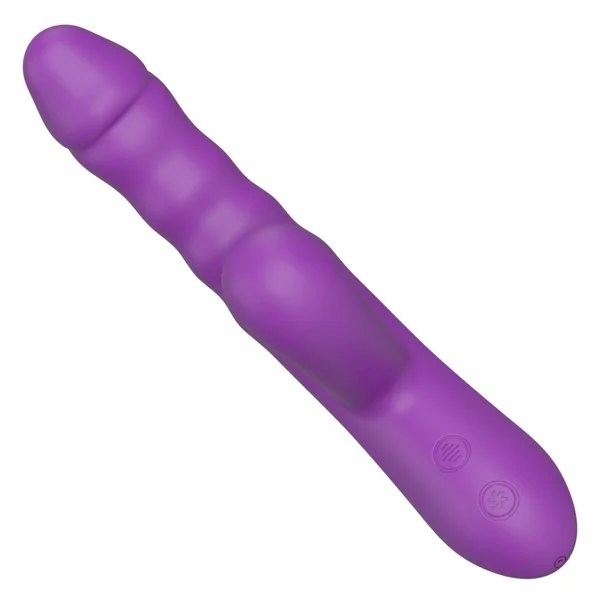 The Suck & Thrust Dual Action Vibrator – Air Pulses + G-Spot Thruster — image 7 of 9