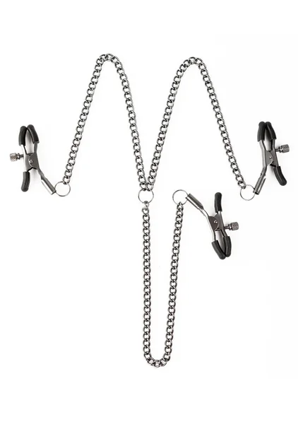 Triple Tease - Adjustable Nipple and Clit Clamp Set — image 2 of 5