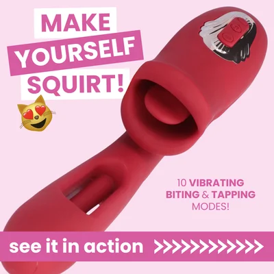 super french kiss moving mouth with tongue fluttering shaft