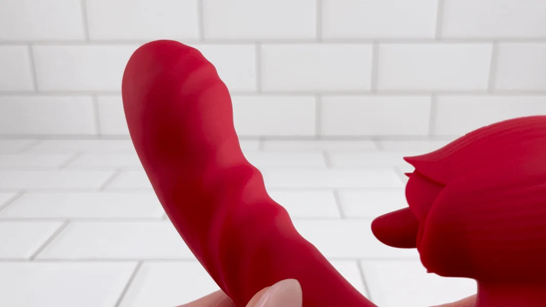 Rose Tongue Thruster Silicone Women's Sex Toy — image 15 of 15