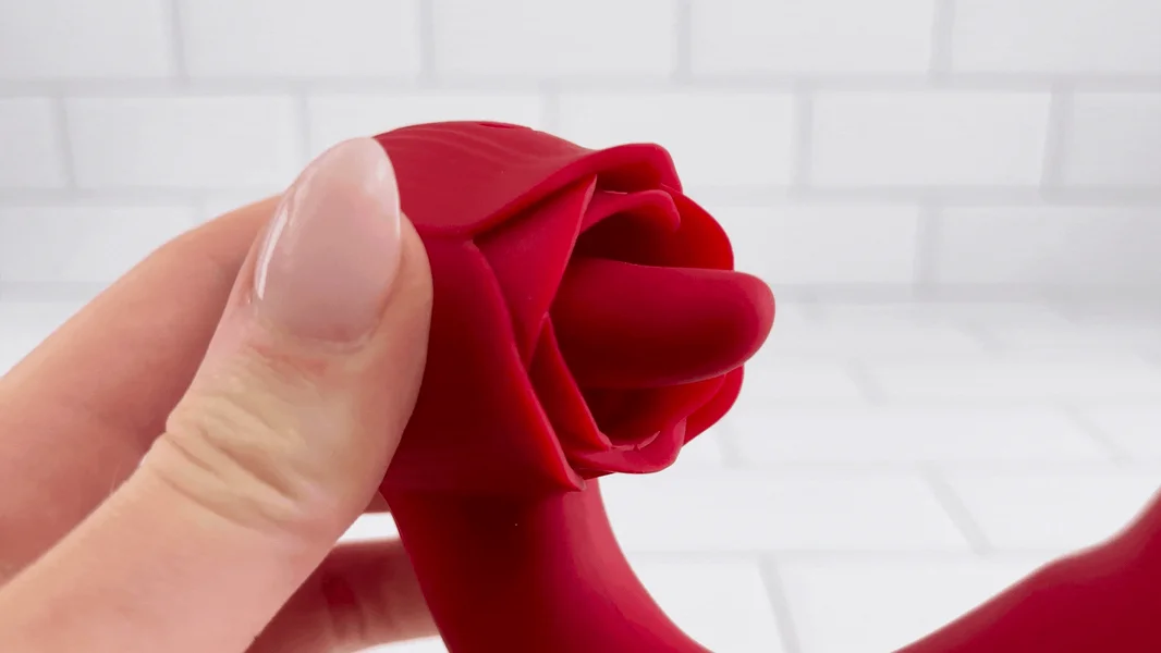 Rose Tongue Thruster Silicone Women's Sex Toy — image 12 of 15