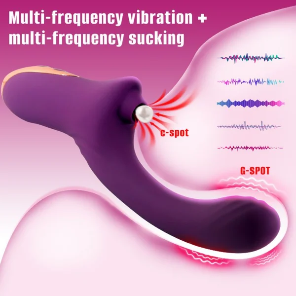 G-Spot Rabbit Vibrator with Suction — image 11 of 14