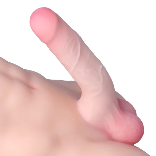 Male Torso Masturbator with Posable Cock and Anal Tunnel - Take Control and Ride It or Explore Threesome Fantasies! — image 3 of 9