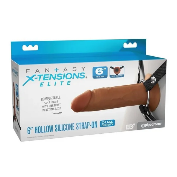 Fantasy X-Tensions Elite Dual Density Hollow Strap-on — image 7 of 16