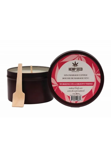 Earthly Body Hemp Seed 3 In 1 Massage Candle — image 6 of 9