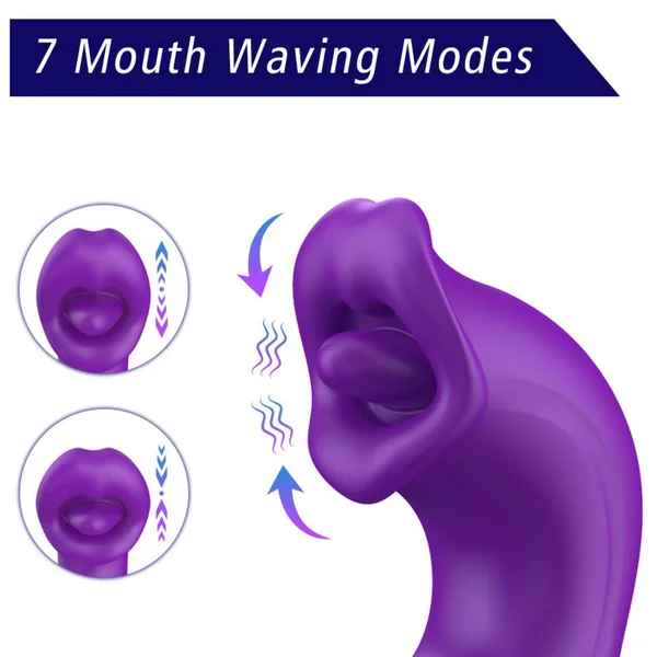 Amelia Flapping Vibrator with Licking Tongue — image 20 of 22