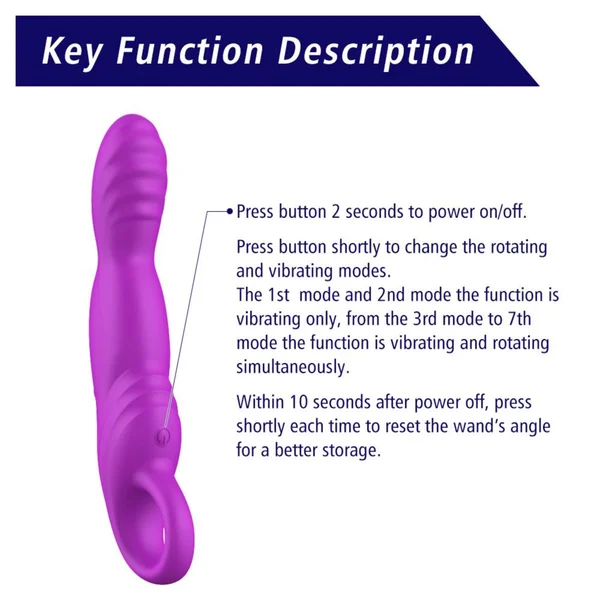 Rotating Rippled G-Spot Vibrator — image 18 of 21