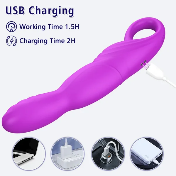 Rotating Rippled G-Spot Vibrator — image 17 of 21
