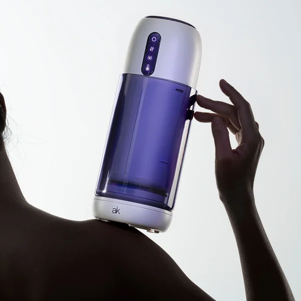 Super Series Adjustable Length Masturbator - Thrusting, Warming & Vibrating — image 3 of 20