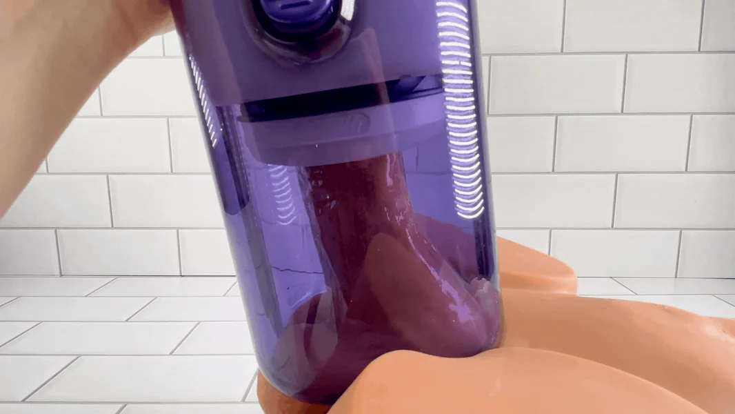 Super Series Adjustable Length Masturbator - Thrusting, Warming & Vibrating — image 6 of 20