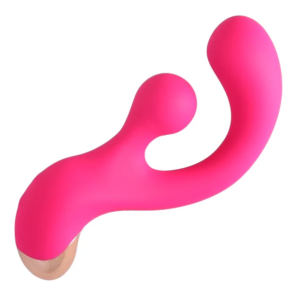 Dual Action Silicone Rotating Clit & G-Spot Vibrator - Nub Rubs Your Clit into Toe-curling Bliss! — image 3 of 10