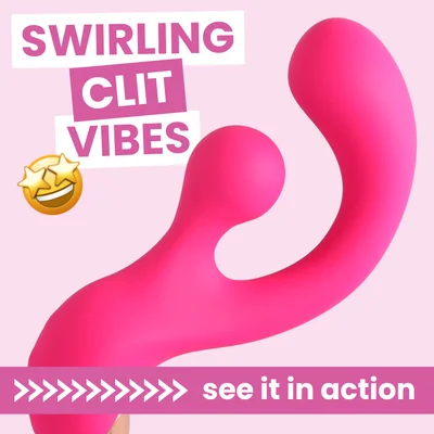 dual action silicone rotating clit g spot vibrator nub rubs your clit into toe curling bliss