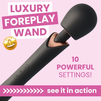 super powerful rumbly silicone luxury wand take foreplay to the next level