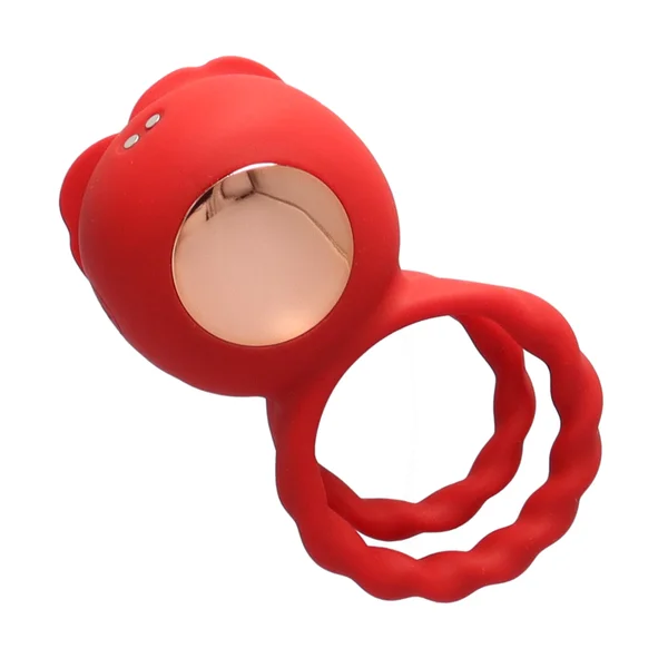 Twirling Tongue Flower Silicone C-Ring - Give Her Oral During Sex While Staying Rock Hard! — image 10 of 11