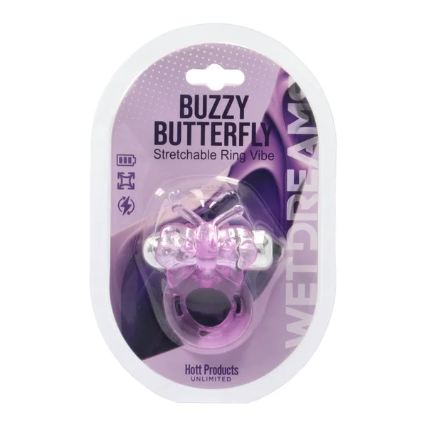 Purrfect Pets Buzzy Butterfly Silicone Stimulator with Vibrating Bullet — image 3 of 9