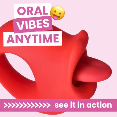 handheld licking vibrator soft bendable tongue