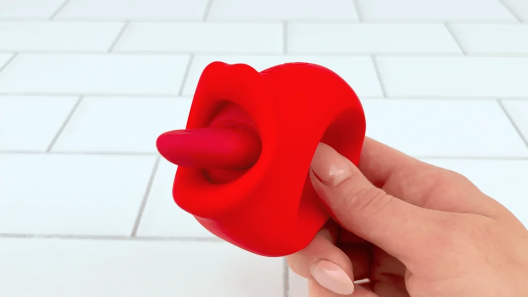 Handheld Licking Vibrator - Soft, Bendable Tongue! — image 2 of 9