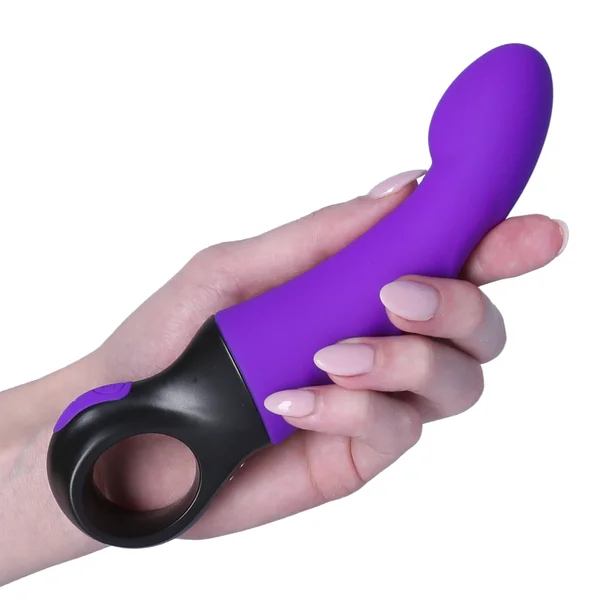 Flexible Vibrating G-Spot Dildo - Curved To Hit The G-Spot & P-Spot Just Right! — image 3 of 10