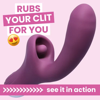 clit stroking dual action g spot vibrator a unique vibe that rubs your clit better than you