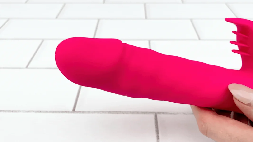 Thrusting Spinning Licking Dual Action Vibrator - Rolling Beads Massage Inner Walls with Every Thrust! — image 2 of 11