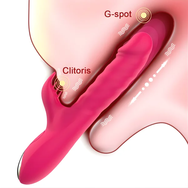 Thrusting Spinning Licking Dual Action Vibrator - Rolling Beads Massage Inner Walls with Every Thrust! — image 7 of 11