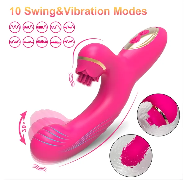 Fingering Clit Tickling Dual Action Vibrator - Experience Blended 'O's from Pulsating Clit & Fingering G-Spot Play! — image 3 of 14