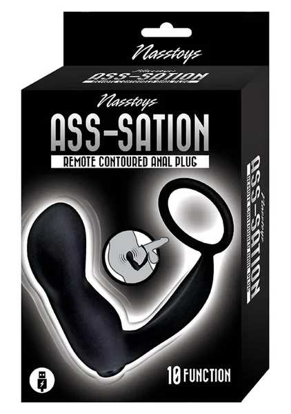 Ass-Sation Remote Contoured Anal Plug — image 4 of 4