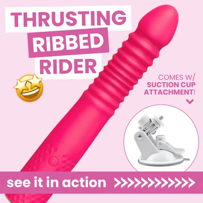 thrusting and vibrating suction cup dildo easy deep hands free os