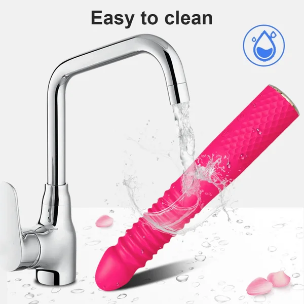 Thrusting and Vibrating Suction Cup Dildo - Easy, Deep, Hands-free O's! — image 10 of 13