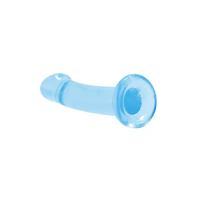 shots crystal clear 7 non realistic dildo with suction cup