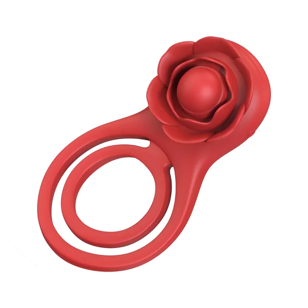 Flower Double C-Ring - Clit Stimulation For Her & Enhanced Erections For You! — image 3 of 10