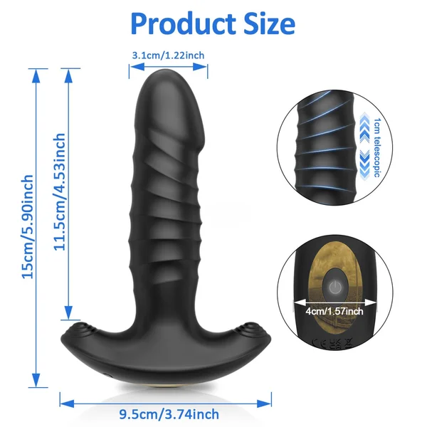Thrusting Butt Plug - Hands-free Controls for Seamless Play! — image 13 of 13