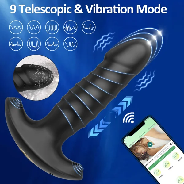 Thrusting Butt Plug - Hands-free Controls for Seamless Play! — image 5 of 13