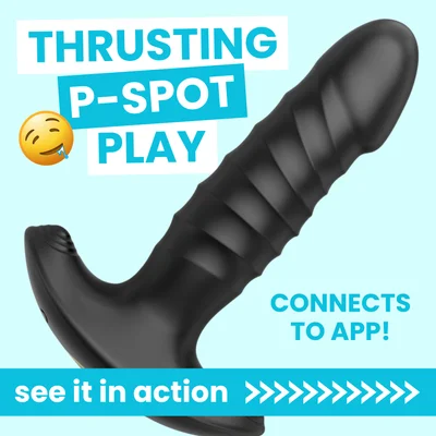 thrusting butt plug hands free controls for seamless play