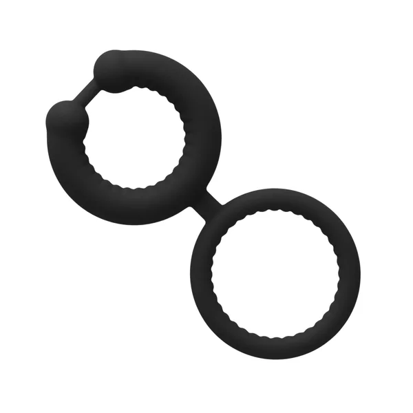 Dual Cock Ring - Extra-stretchy Where You Need It, & Snug Where It Counts! — image 4 of 4