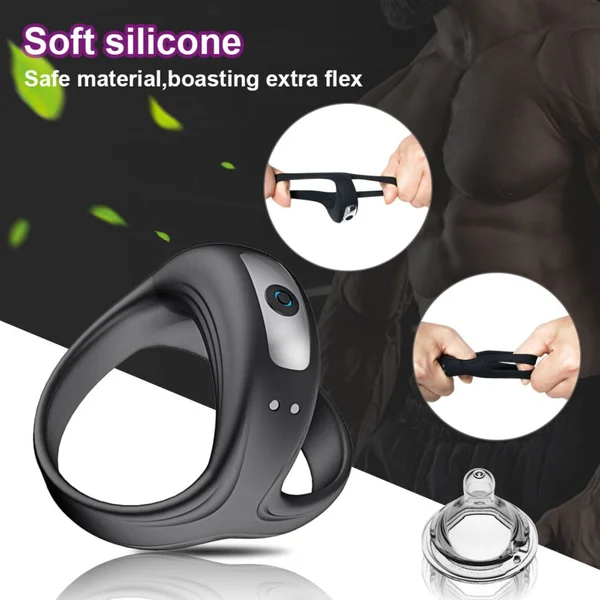 Vibrating Dual Cock Ring - Enhance Your Stamina & Amplify Your 'O's! — image 8 of 10