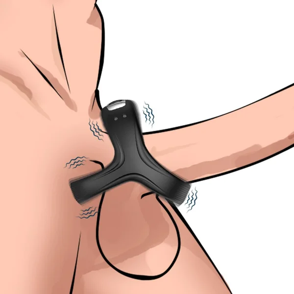 Vibrating Dual Cock Ring - Enhance Your Stamina & Amplify Your 'O's! — image 10 of 10