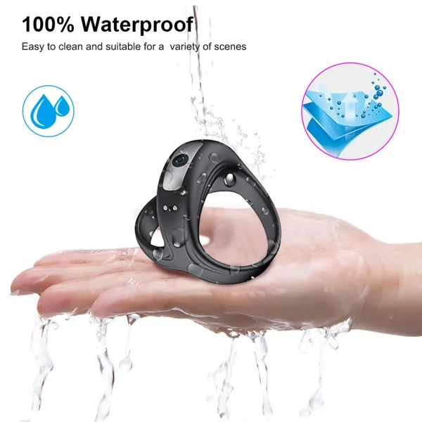 Vibrating Dual Cock Ring - Enhance Your Stamina & Amplify Your 'O's! — image 5 of 10
