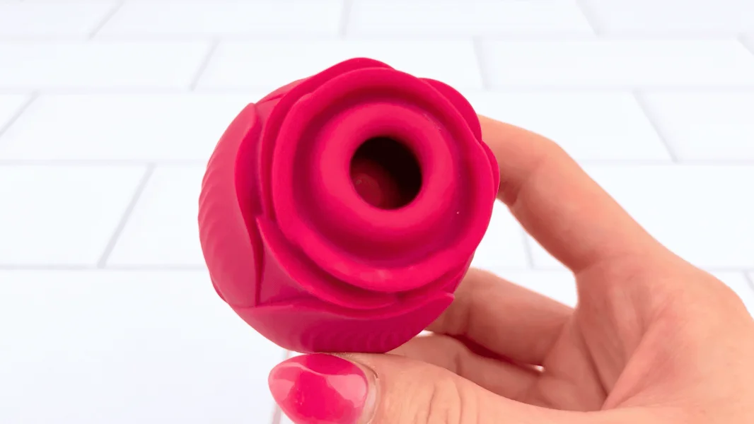 Rose Sex Toy Air Pulse Stimulator with Thicker Lip for Stronger Suction! — image 2 of 6